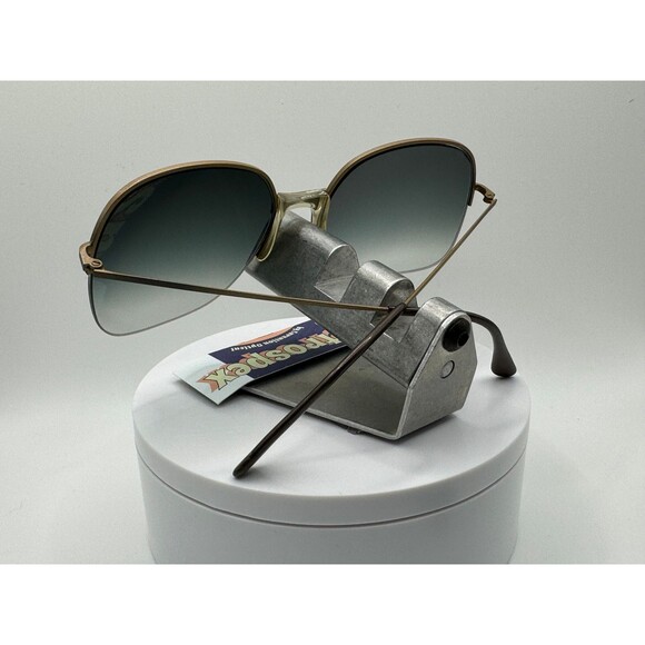 Vintage Oversize Sunglasses NOS G15 Gradient Lens Antique Bronze 70s-80s Retro main image 8